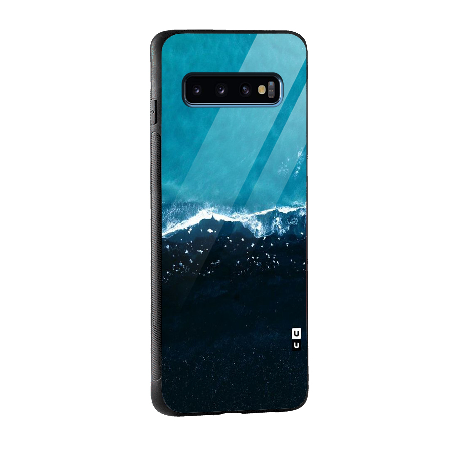 Ocean Blues Glass Back Case for Galaxy S10