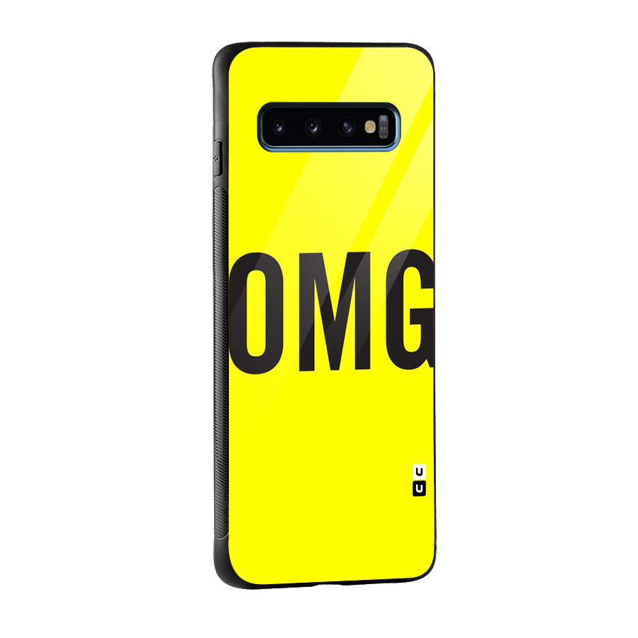 Oh My God Glass Back Case for Galaxy S10