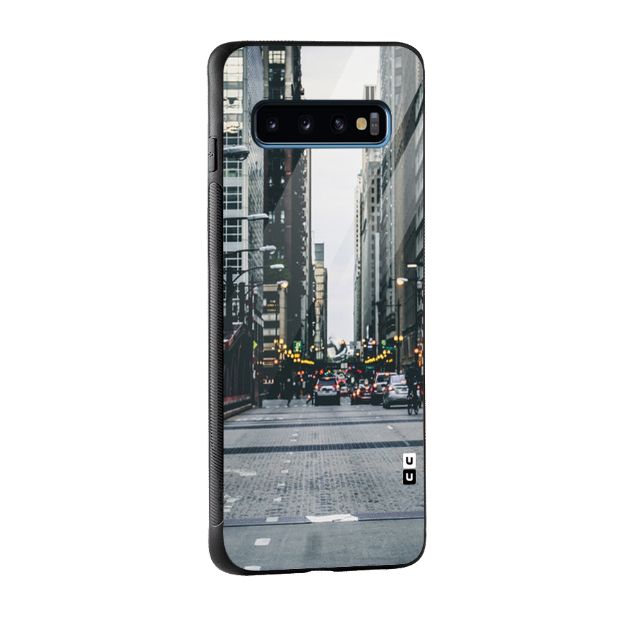 Only Streets Glass Back Case for Galaxy S10
