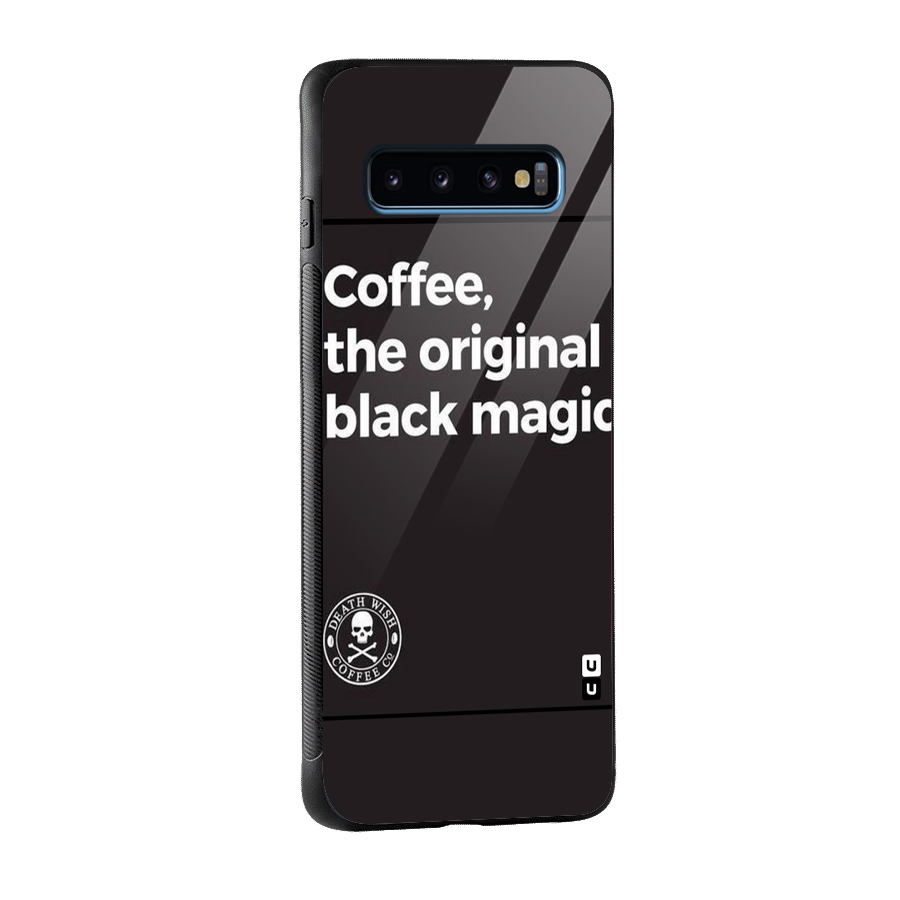 Original Black Magic Glass Back Case for Galaxy S10