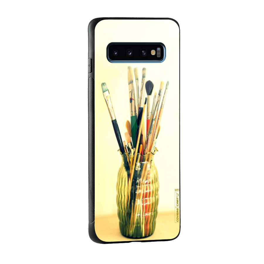 Paint Vass Glass Back Case for Galaxy S10
