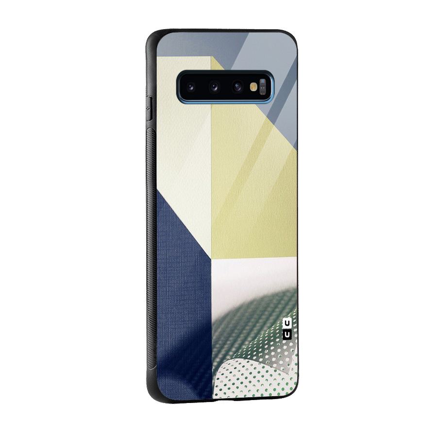Paper Art Glass Back Case for Galaxy S10