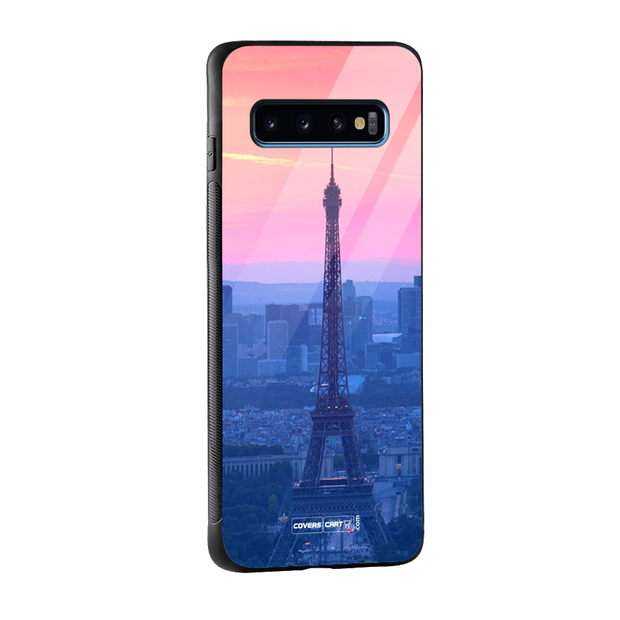 Paris Tower Glass Back Case for Galaxy S10