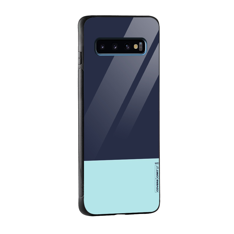 Pastel Blues Glass Back Case for Galaxy S10