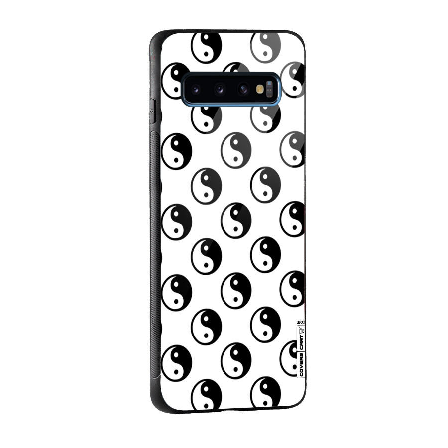 Peace Balls Glass Back Case for Galaxy S10