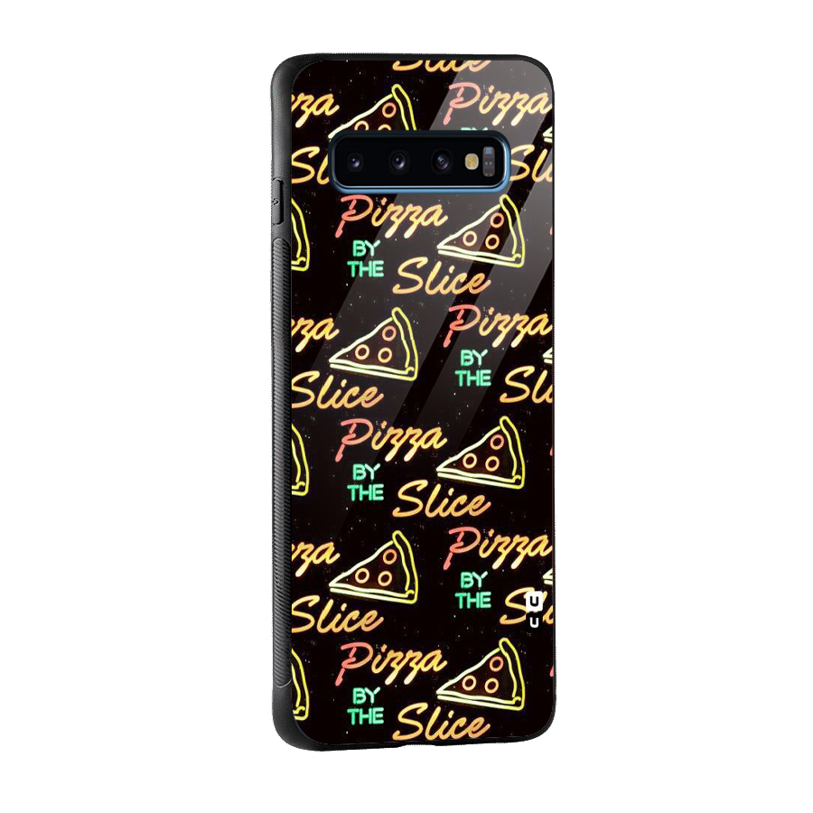 Pizza By Slice Glass Back Case for Galaxy S10