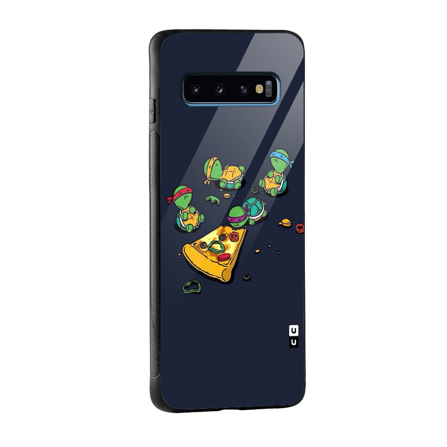 Pizza Overload Glass Back Case for Galaxy S10