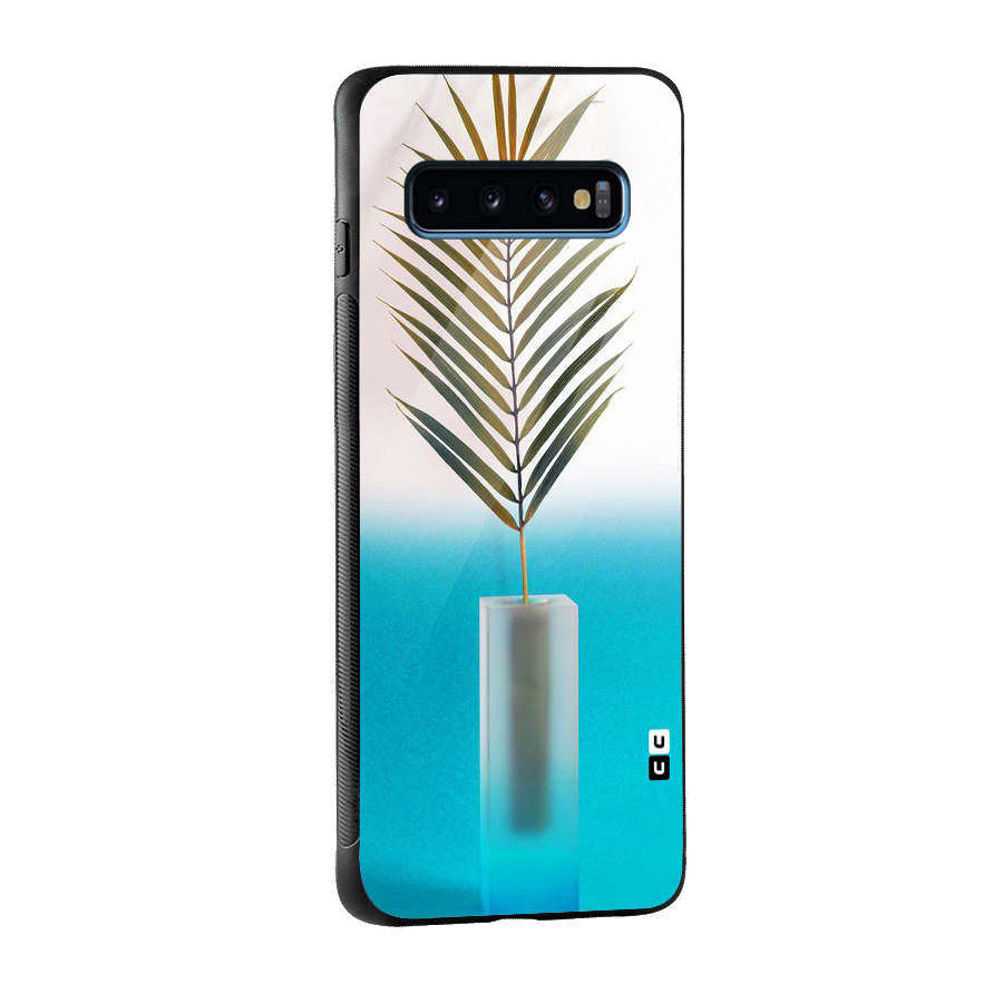 Plant Home Art Glass Back Case for Galaxy S10