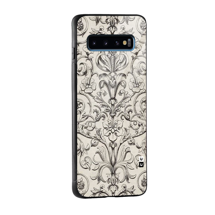 Pleasing Artsy Design Glass Back Case for Galaxy S10