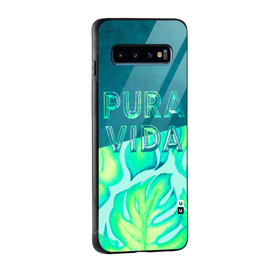 Pre Vida Glass Back Case for Galaxy S10
