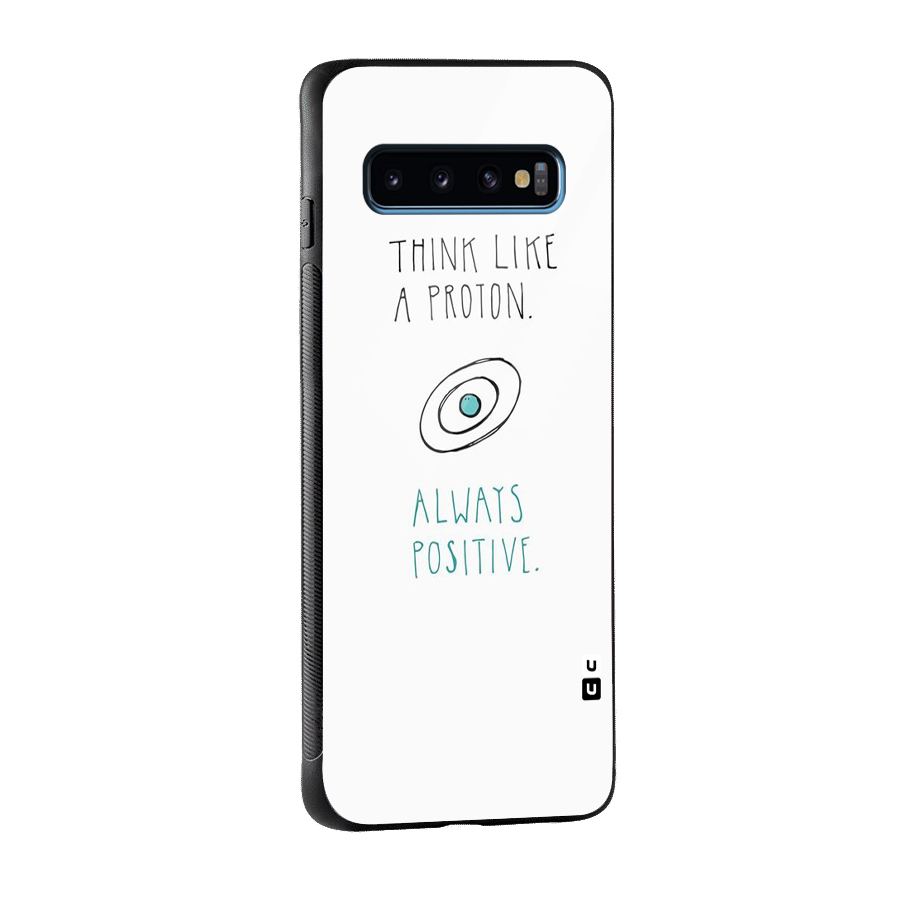 Proton Positive Glass Back Case for Galaxy S10