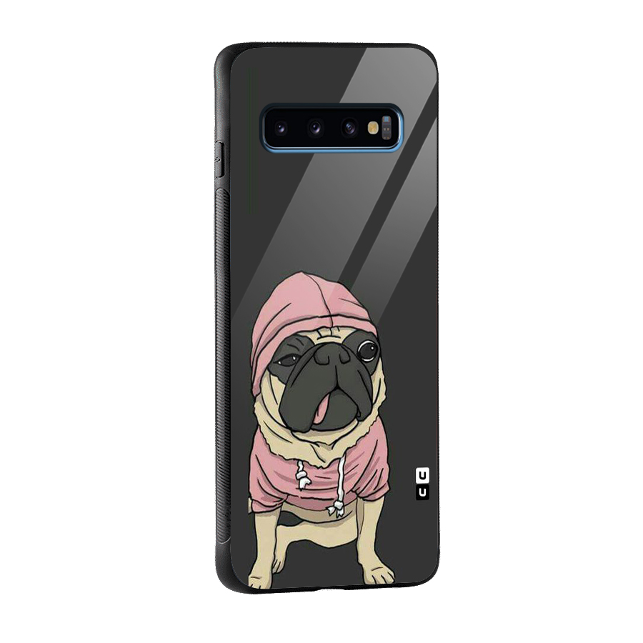 Pug Swag Glass Back Case for Galaxy S10