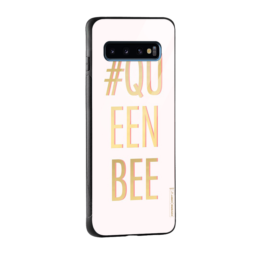 Queen Bee Glass Back Case for Galaxy S10