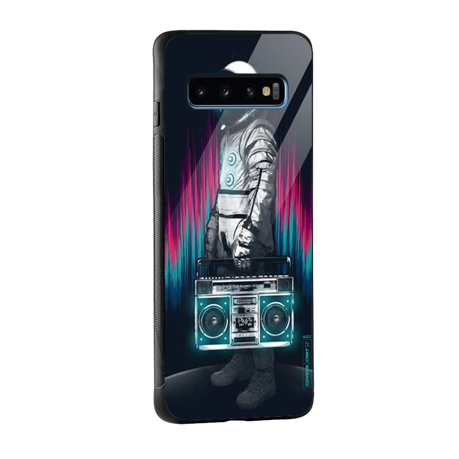 Radio Man Glass Back Case for Galaxy S10