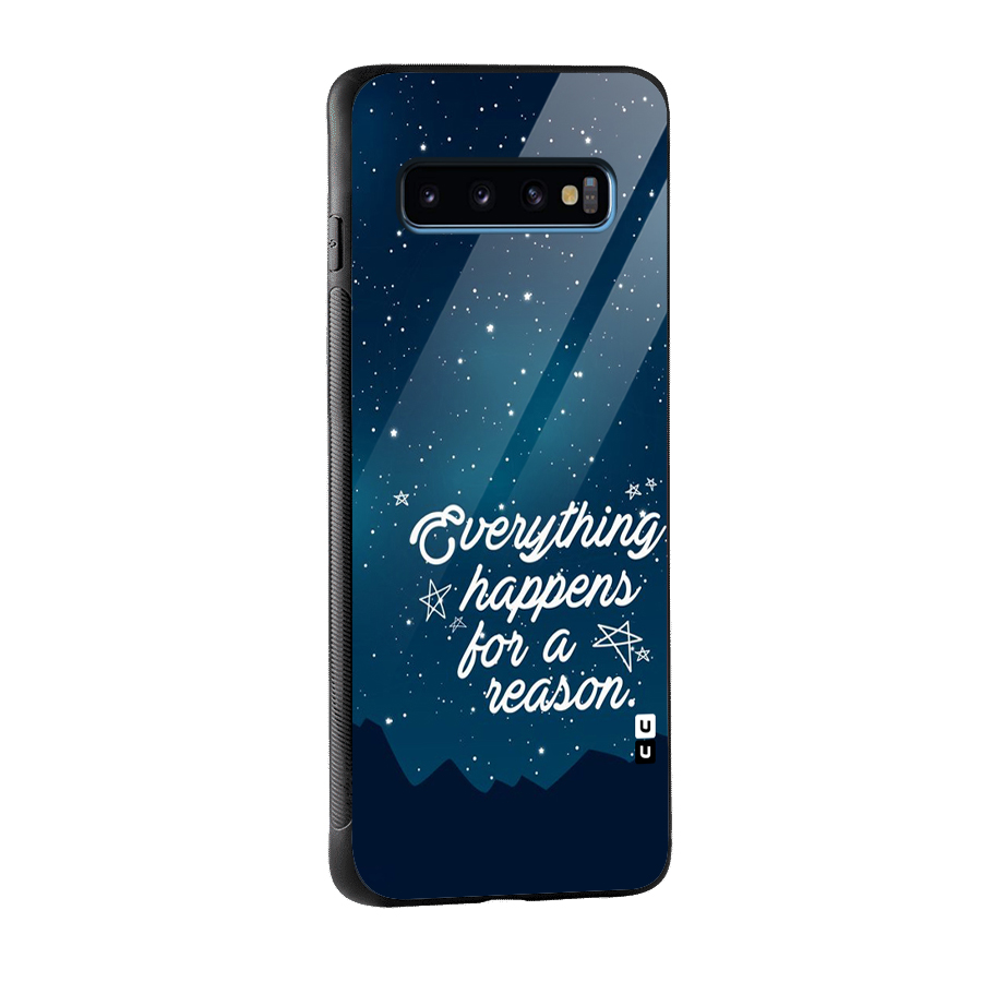 Reason Sky Glass Back Case for Galaxy S10