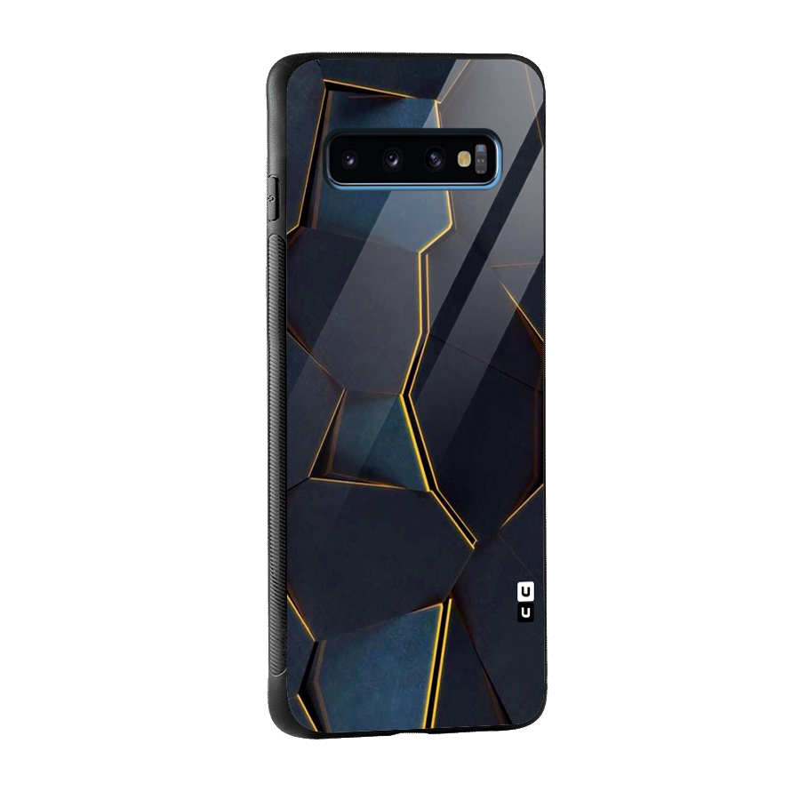 Royal Abstract Glass Back Case for Galaxy S10