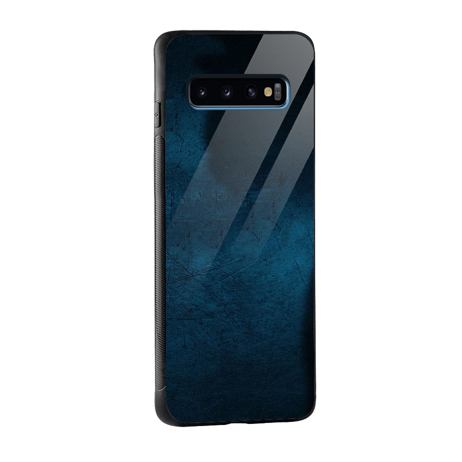 Royal Blue Glass Back Case for Galaxy S10