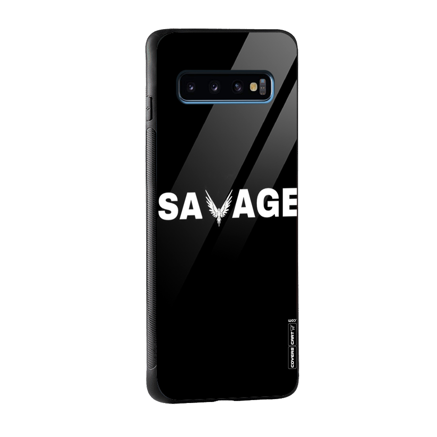 Savage Glass Back Case for Galaxy S10