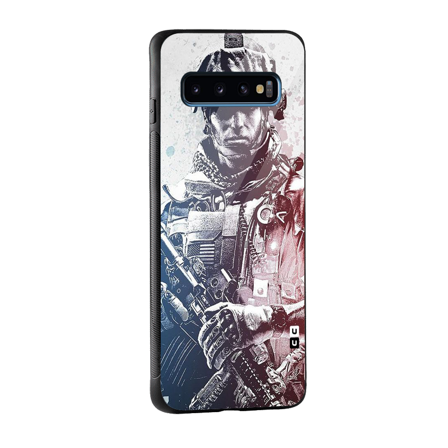 Saviour Glass Back Case for Galaxy S10