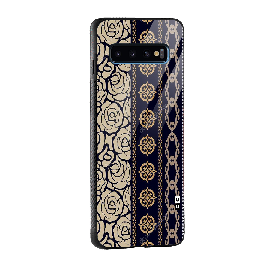 Seamless Pattern Glass Back Case for Galaxy S10