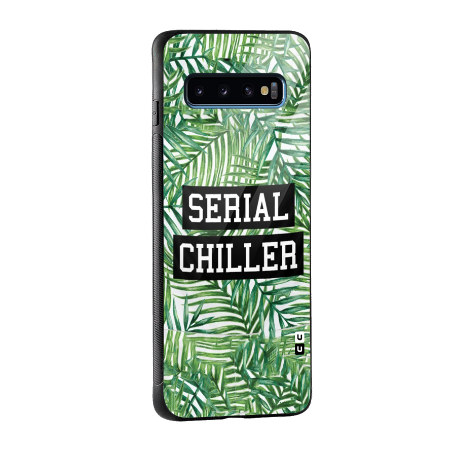 Serial Chiller Glass Back Case for Galaxy S10