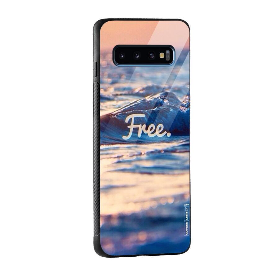 Set Yourself Free Glass Back Case for Galaxy S10