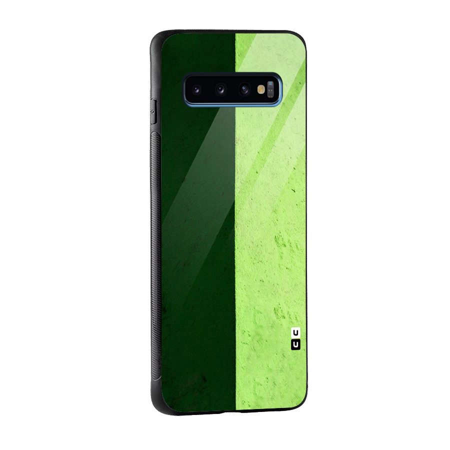 Shades Half Glass Back Case for Galaxy S10