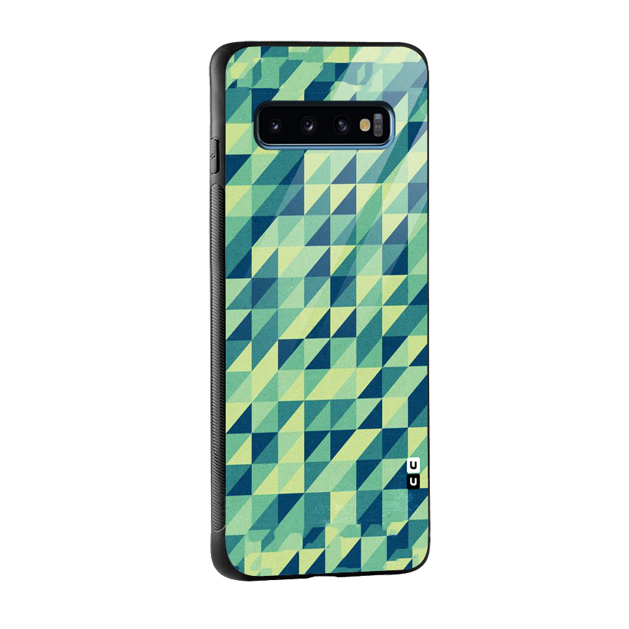 Shady Green Glass Back Case for Galaxy S10