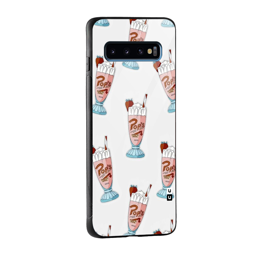 Shake Design Glass Back Case for Galaxy S10