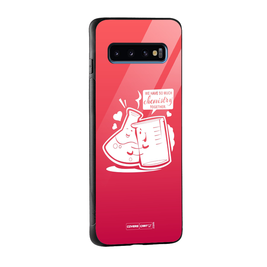 So Much Chemistry Glass Back Case for Galaxy S10