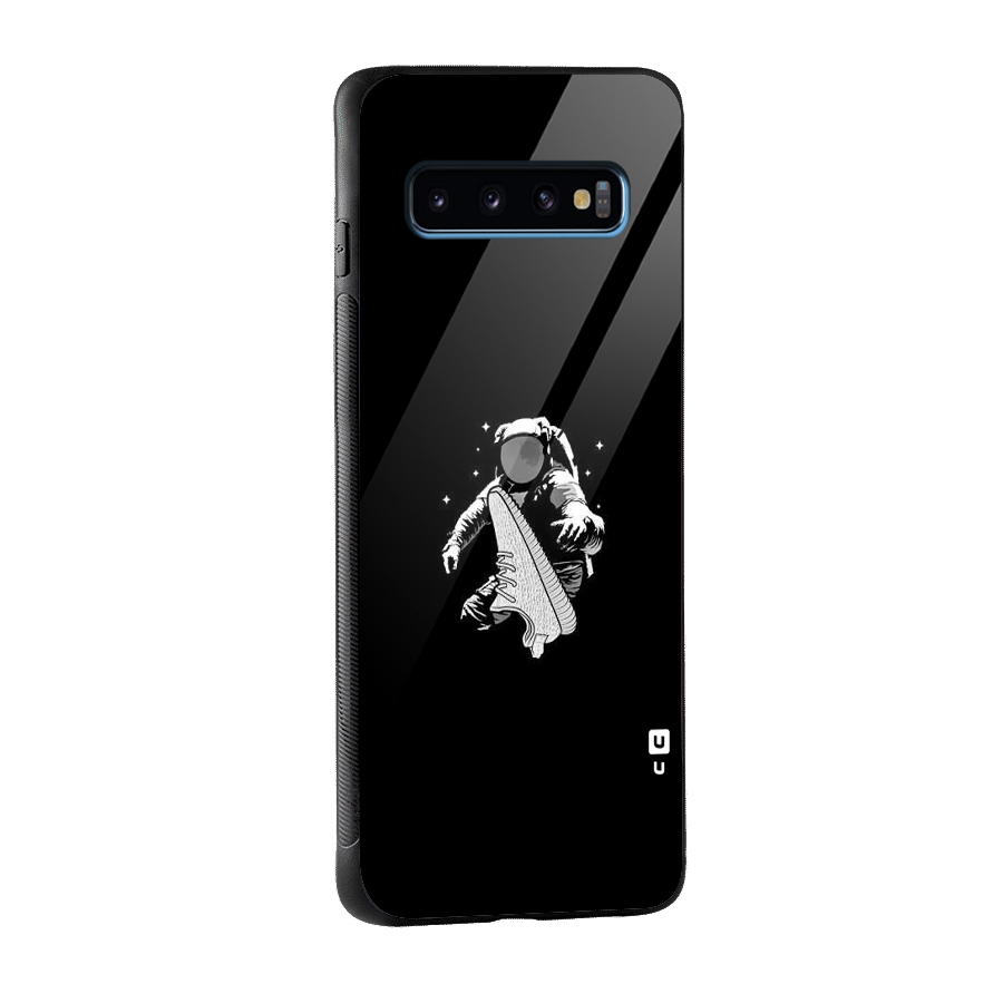 Space Shoe Glass Back Case for Galaxy S10