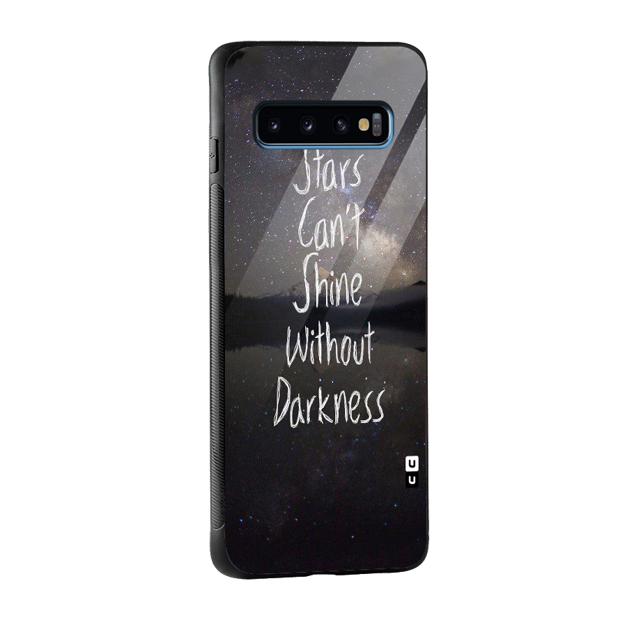 Stars Shine Glass Back Case for Galaxy S10