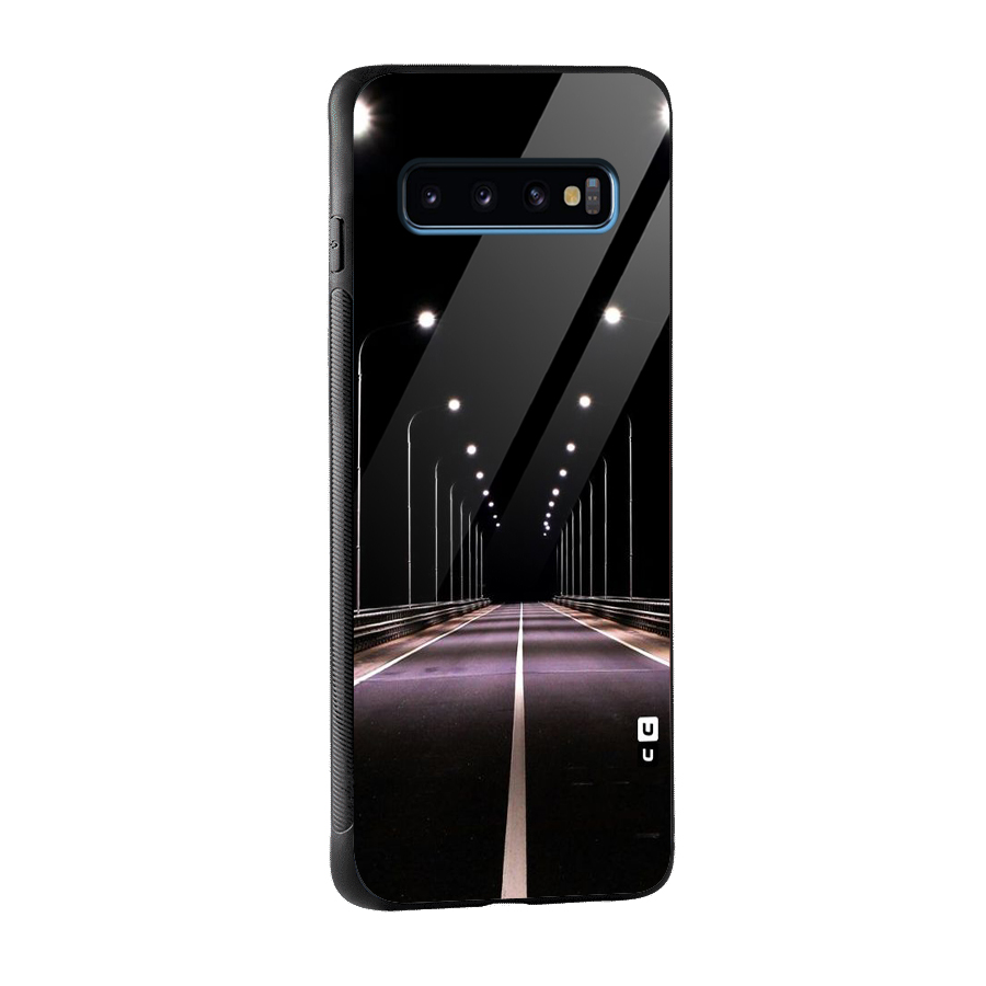 Street Light Glass Back Case for Galaxy S10