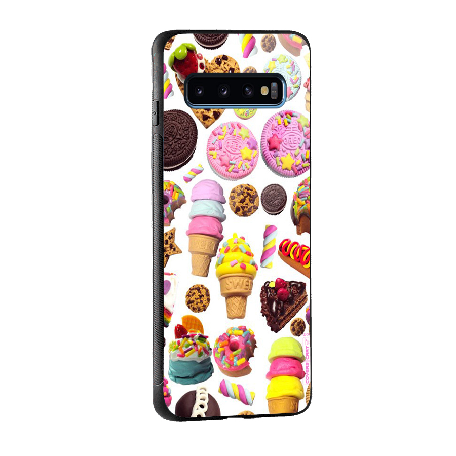 Sugar Rush Glass Back Case for Galaxy S10
