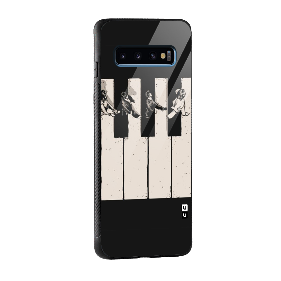 Talk A Walk Glass Back Case for Galaxy S10
