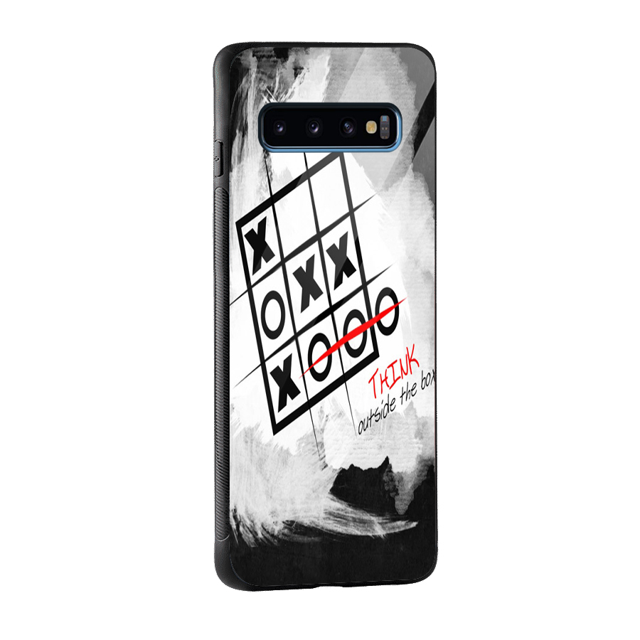 Think Box Glass Back Case for Galaxy S10