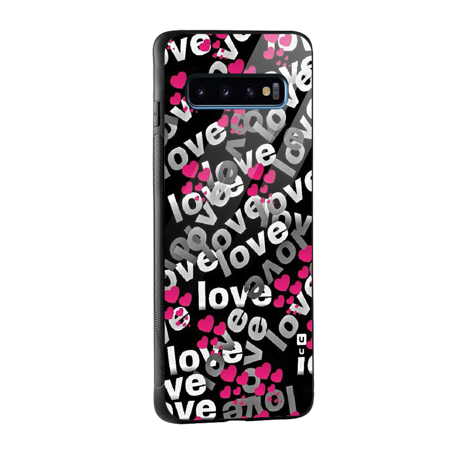 Too Much Love Glass Back Case for Galaxy S10