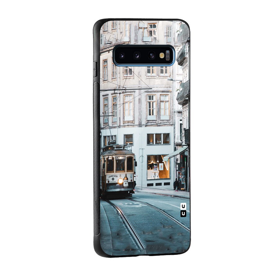 Tramp Train Glass Back Case for Galaxy S10