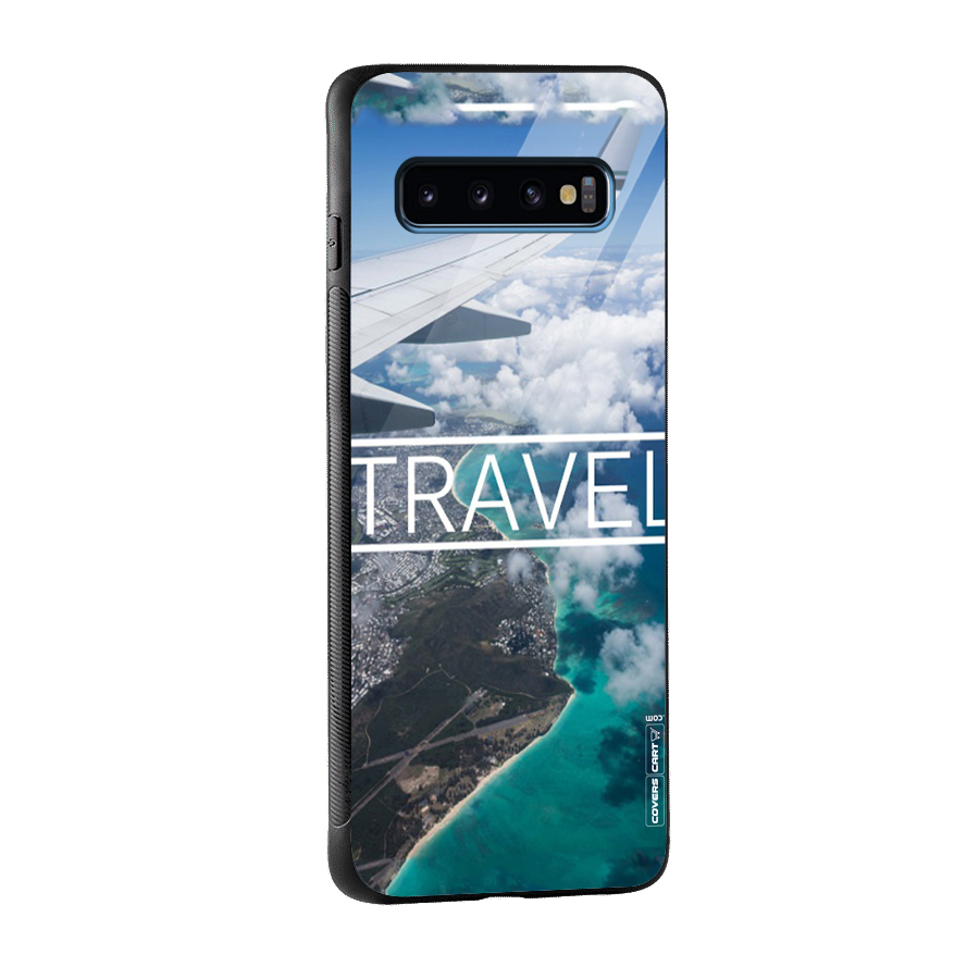Travel Glass Back Case for Galaxy S10