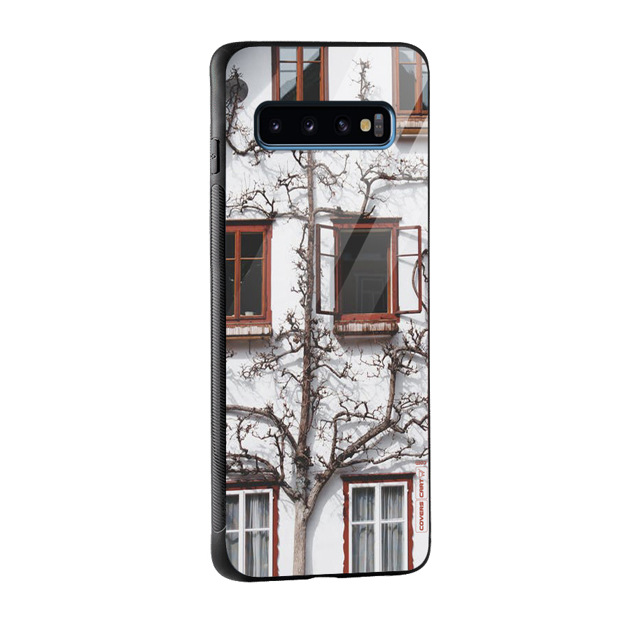 Tree House Glass Back Case for Galaxy S10