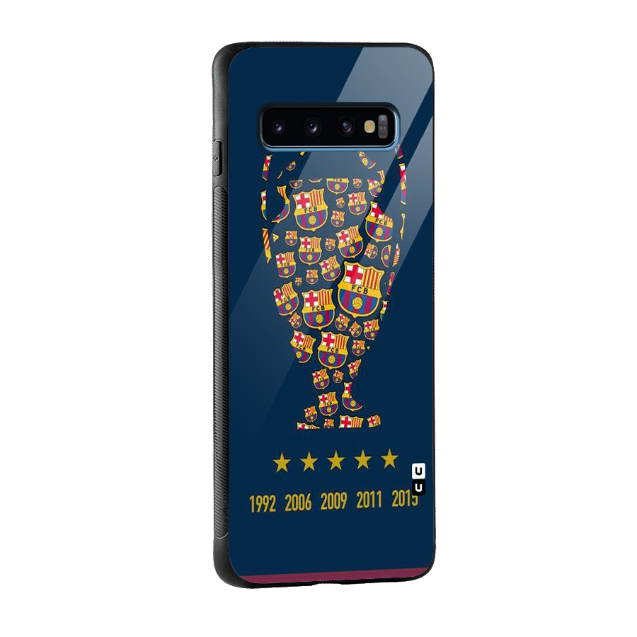 Trophy Team Glass Back Case for Galaxy S10