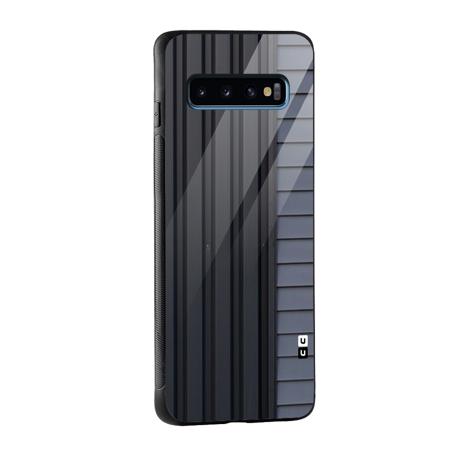 Vertical Horizontal Glass Back Case for Galaxy S10