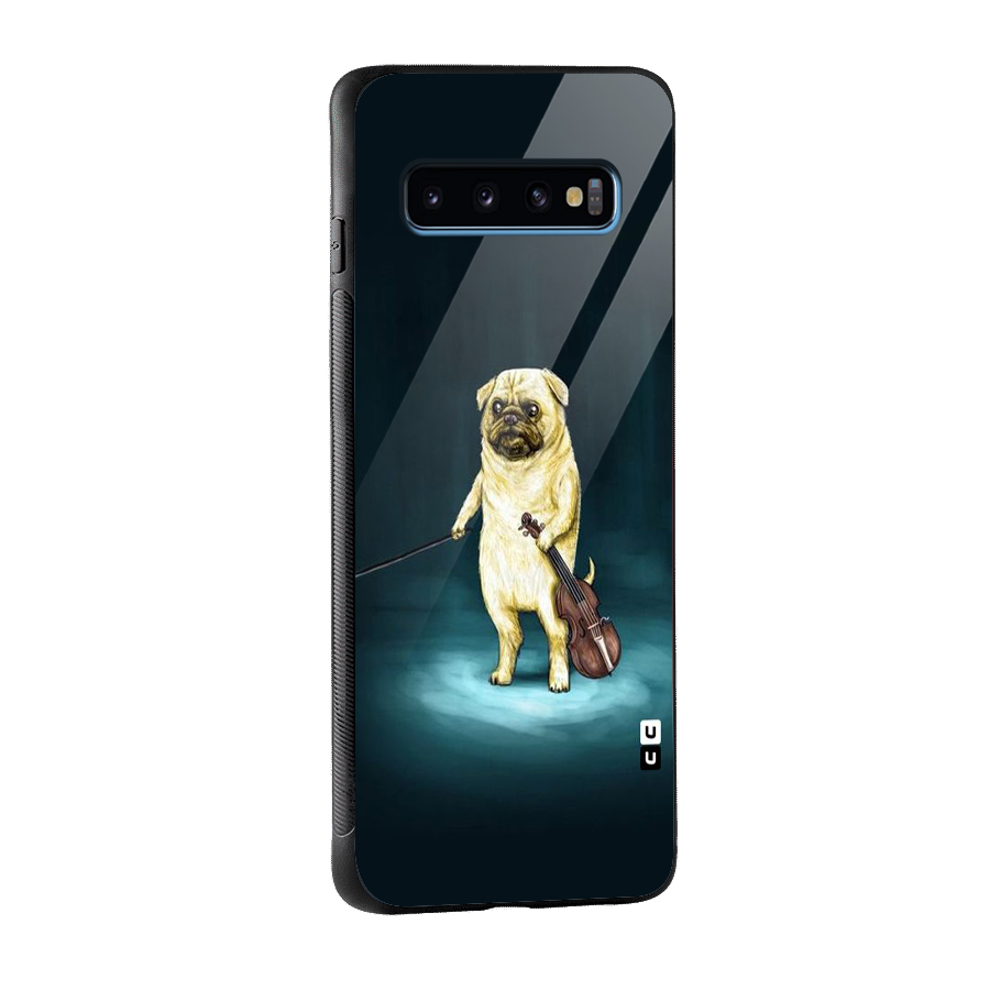 Violin Master Glass Back Case for Galaxy S10