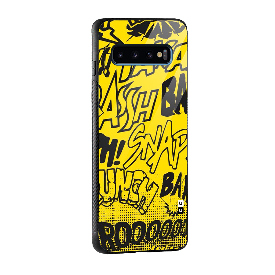 Vroom Snap Glass Back Case for Galaxy S10