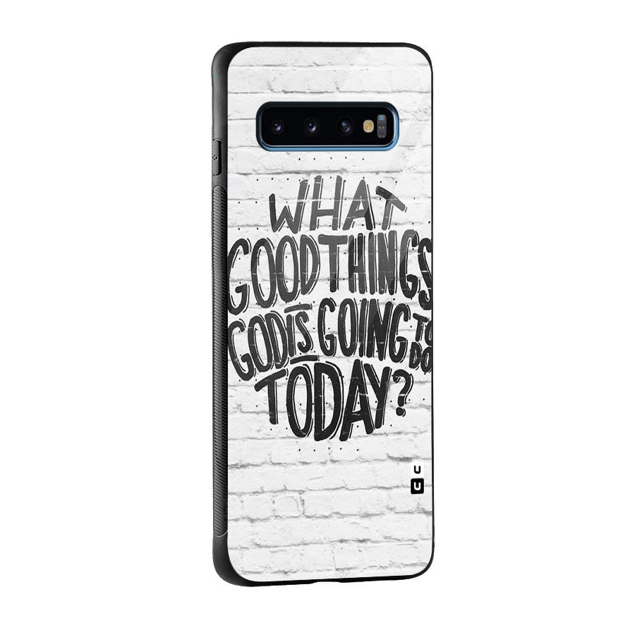 Wall Good Glass Back Case for Galaxy S10