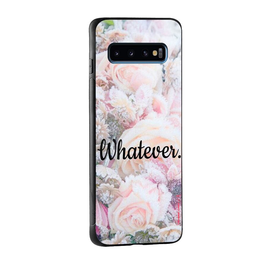 Whatever Glass Back Case for Galaxy S10