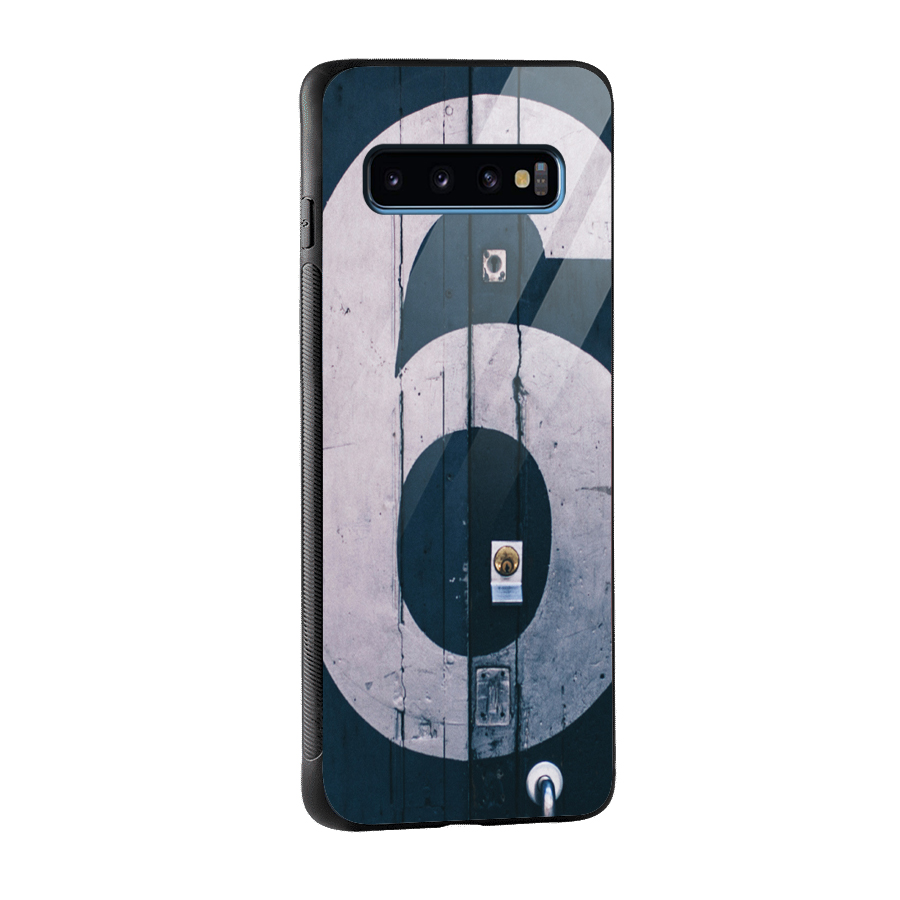 Wooden Six Glass Back Case for Galaxy S10