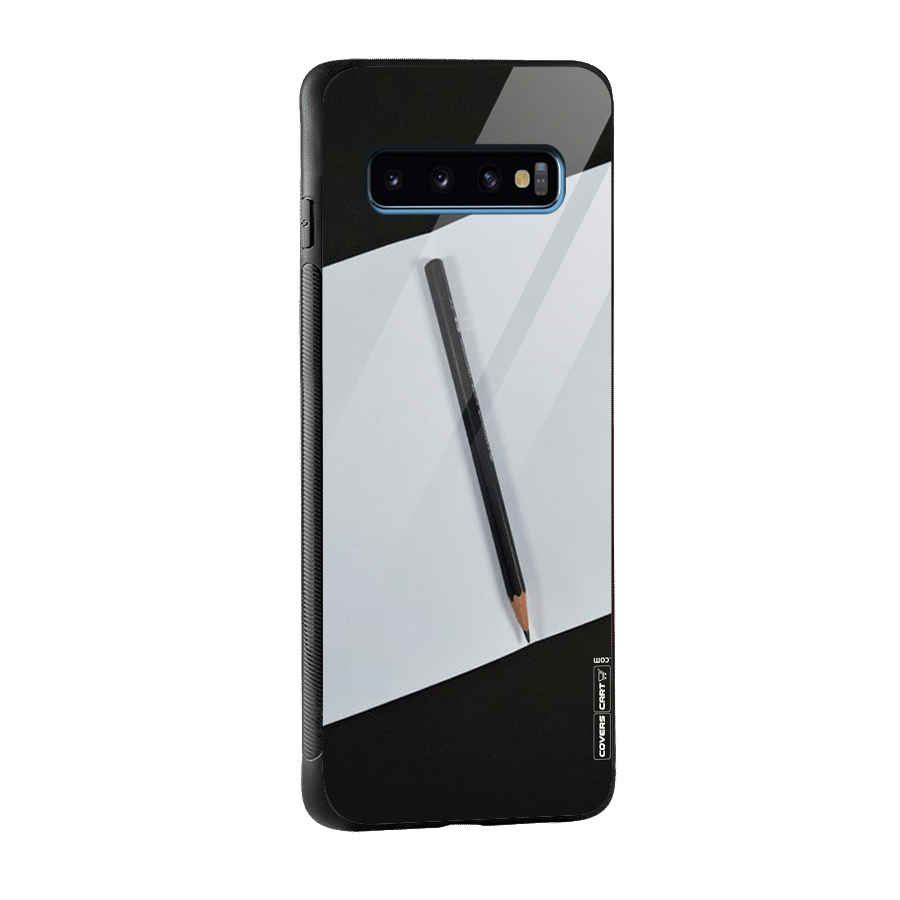 Write Your Thoughts Glass Back Case for Galaxy S10