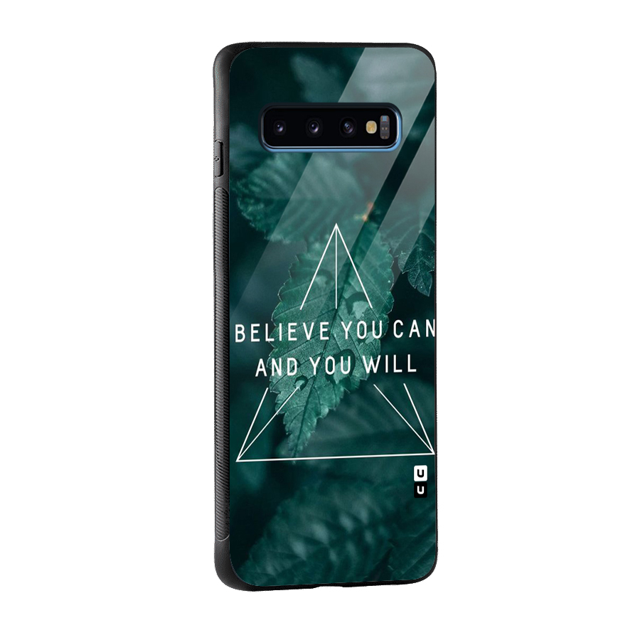 You Will Glass Back Case for Galaxy S10