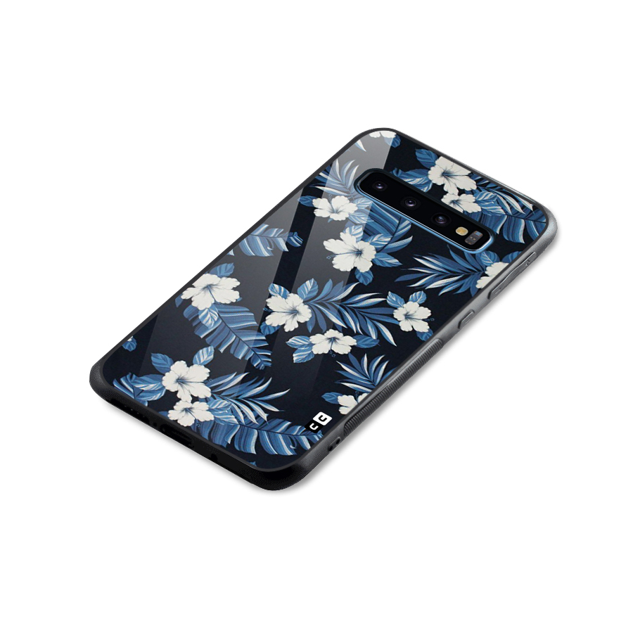 Aesthicity Floral Glass Back Case for Galaxy S10
